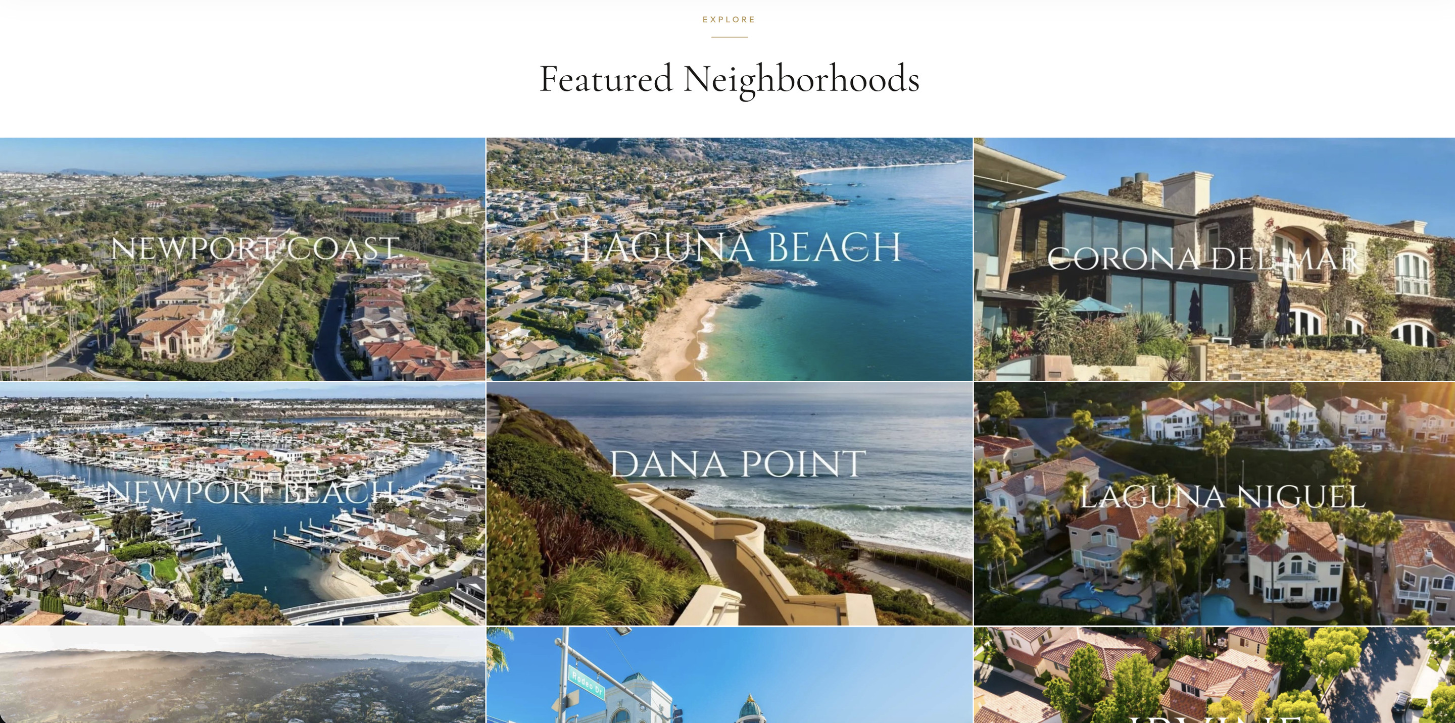 Custom neighborhood pages that sit next to native IDX search