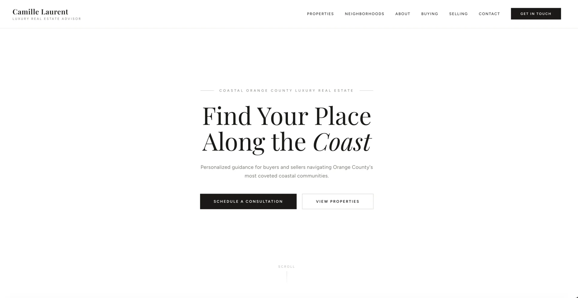 Pearl White Template — Listings