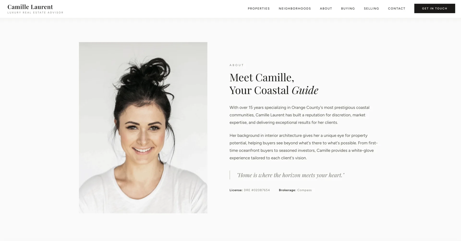 Pearl White Template — Selling Page